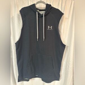 Under Armour Black and Gray Hoodie, XL